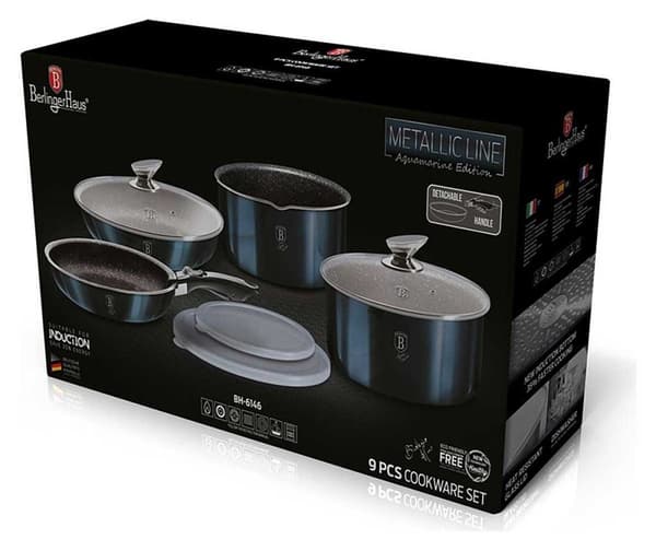 Berlingerhaus BH-6146 Click&Cook graniittikattilasetti
