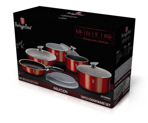 Click&Cook granit grytset Berlingerhaus BH-1674