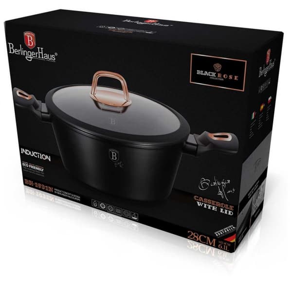 GRANITKRYDE 28cm BERLINGER HAUS BLACK ROSE BH-1931