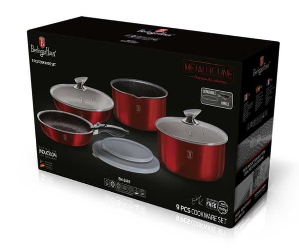 Click&Cook Berlingerhaus BH-6145 grytset i granit