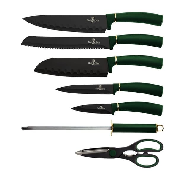 BERLINGER HAUS BH-2563 EMERALD KNIV SÆT I STAND