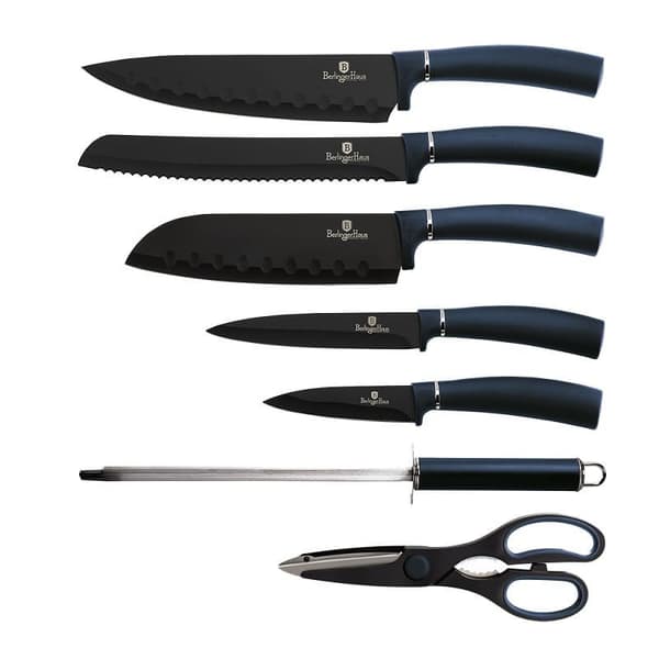 BERLINGER HAUS BH-2564 AQUAMARINE KNIV SÆT I STAND