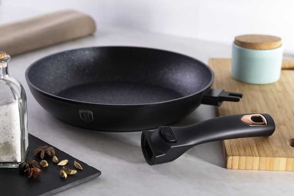 GRANIT STEEKPANA 28cm BERLINGER HAUS BLACK ROSE BH-1952