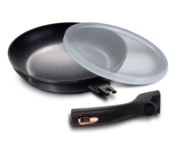 GRANIT STEEKPANA 28cm BERLINGER HAUS BLACK ROSE BH-1952
