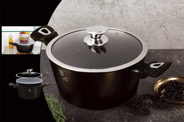 GRANITKRUTA 20cm BERLINGERHAUS BH-6604 SHINY BLACK