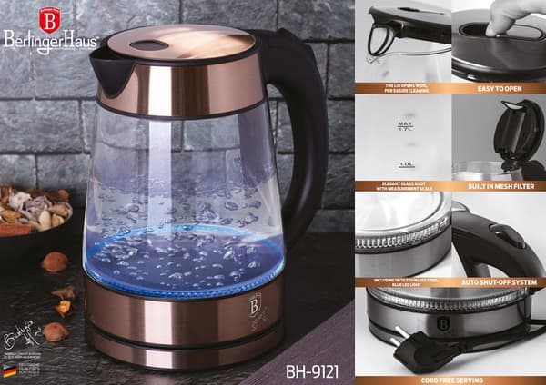 Vedenkeitin 1,7l BERLINGER HAUS BH-9121 ROSE GOLD