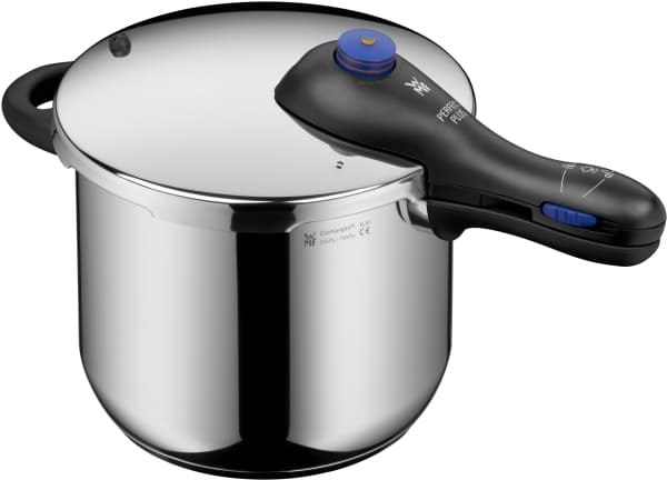 WMF Perfect 1511001176, 6,5 L, Keraaminen, Kaasu, Induktio, Musta, Ruostumaton teräs, 22 cm, Ruostumaton teräs, 130 °C