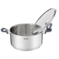 Miniatyrbild 3 av 6: TEFAL Dailycook rostfritt stål nederländsk ugn - Ø 24 cm - 5 l - Med glasskydd - Alla spisar inklusive induktion