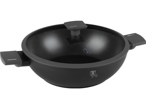 Stekepanne Berlinger Haus TITANIUM WOK MED LOKK 30cm BERLINGER HAUS BH-8125 ANTRACITE