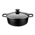 Miniatyrbild 5 av 6: MONIX Solid+ | Hög Gryta 20 cm, Aluminiumgjut med Non-stick Innovationer utan PFOA, Kompatibel med alla Värmekällor