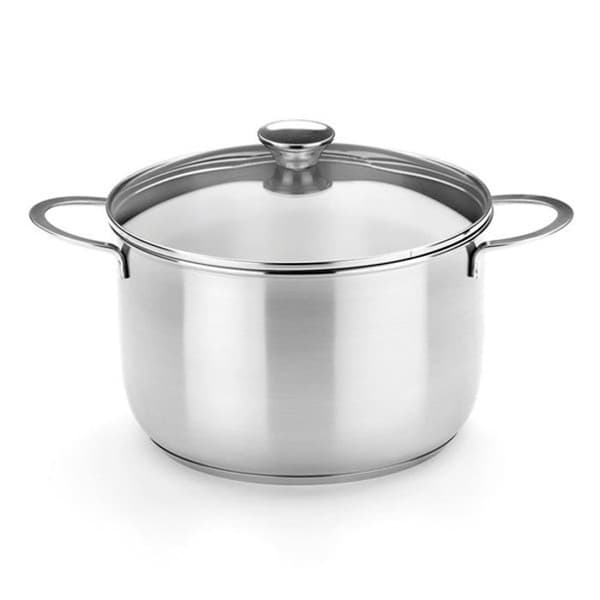 BRA Ancora | Gryta med lock 26 cm, rostfritt stål 18/10, utan non-stick, full induktion för alla typer av spisar inklusive induktion