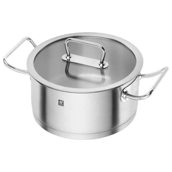 ZWILLING Pro - Gryta med glaslock (24 cm) - Rostfritt stål