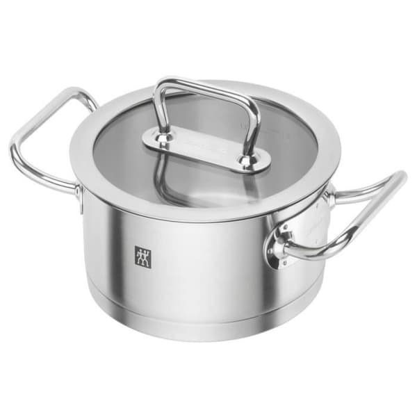 ZWILLING Pro - Gryta med glaslock (16 cm) - Rostfritt stål