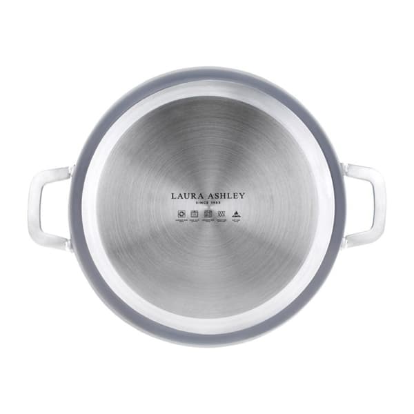 Non-stick grytan 28 cm med glaslock Laura Ashley - Mörk skiffer av Pendeford