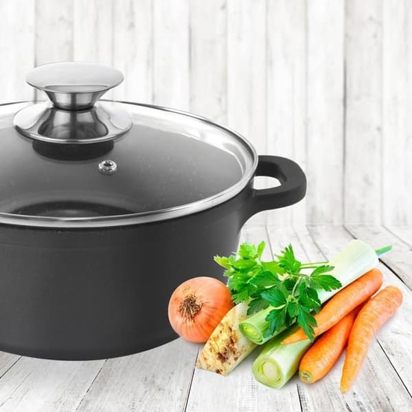 ORION GRANDE Gryta diameter 24 cm med glaslock