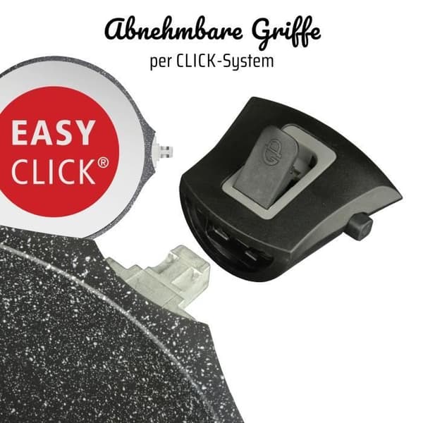 Marmitt av aluminium - GSW - EASY CLICK - 28 cm - Induktion