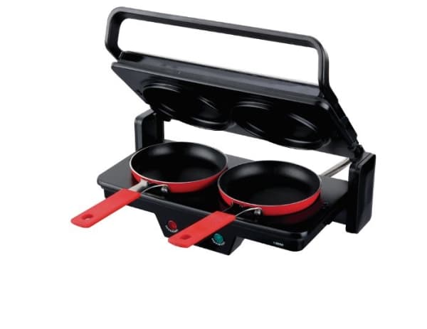 JATA AC266, Raclette-pannu, Musta, Punainen, AC266, 120 mm, 120 mm, 2 kpl