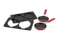 Pikkukuva 1 / 2: JATA AC266, Raclette-pannu, Musta, Punainen, AC266, 120 mm, 120 mm, 2 kpl