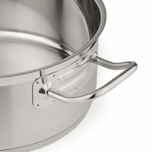 Gryta - Boj gryta - 04043904 - Cacerola i 18/10 acero med tapa på 28 x 10 cm för