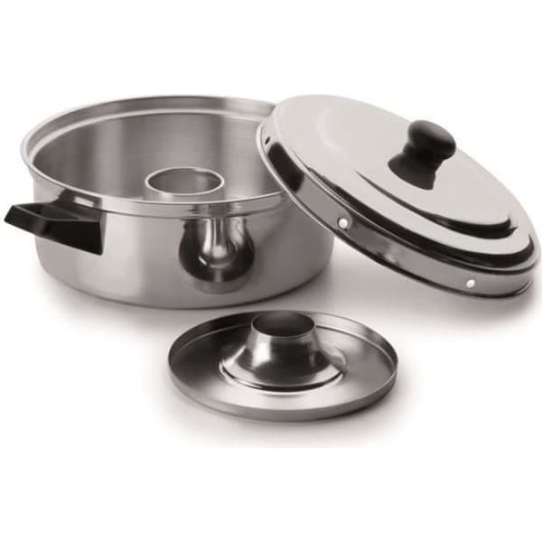26 cm UGN STOT GRYTA - POLERAD ALUMINIUM PALESTINISK UGN BAKELITHANDTAG OCH ALUMINIUMLOCK ANVÄND ENDAST PÅ GAS -