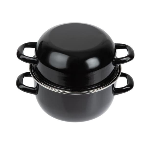 Emaljerade musselgrytor 1 kg - Olympia