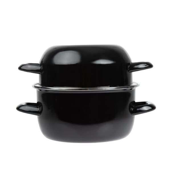 Emaljerade musselgrytor 1 kg - Olympia