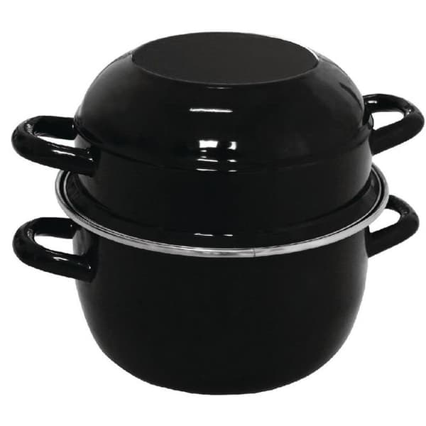 Emaljerade musselgrytor 1 kg - Olympia