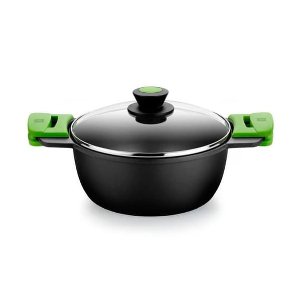 BRA Prior High holländsk ugn med glaslock och silikonhandtag 32cm - A400332