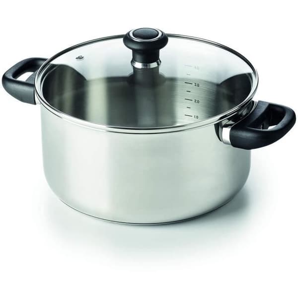 BEKA Kastrull med Polo lock - Ø 28 cm - Grå - Alla värmekällor inklusive induktion