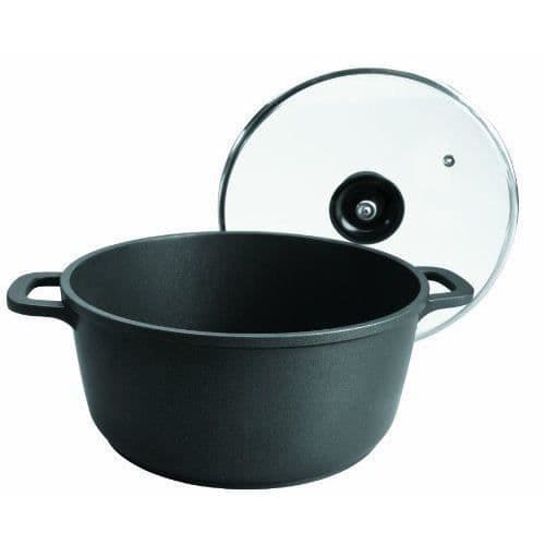Lacor 25816 gryta i stark gjuten aluminium med glaslock Diameter: 16 cm...