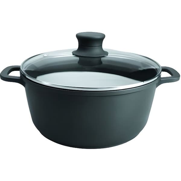 Lacor 25816 gryta i stark gjuten aluminium med glaslock Diameter: 16 cm...