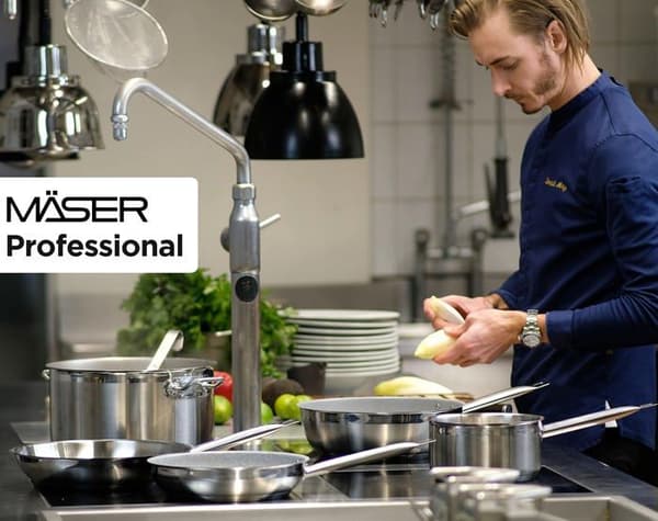 Holländsk ugn - professional i pot - 926098 - Grönsaksgryta med lock 18/10 rostfritt stål 20 cm