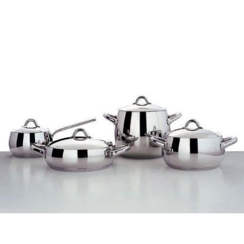 Alessi A di Mami Marmite i Miniatyr i Rostfritt Stål 18/10 - 27 cm - SG100/24