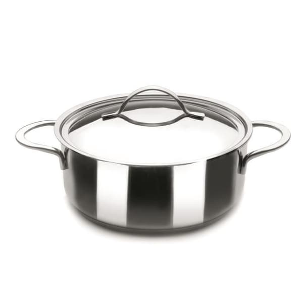 IBILI - Noah kastrull med lock, 16 cm, 18/10 rostfritt stål, Induktionskompatibel