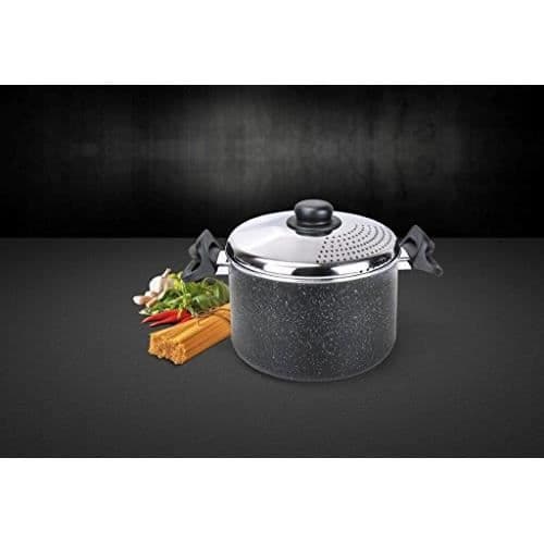 Moneta Etnea Pastagryta 22 cm med stållock, 4 liter, Svart - 18656011