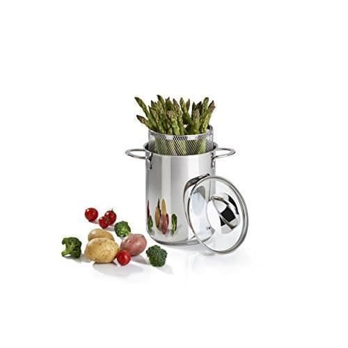 Barazzoni kokt sparris med korg, diameter 16 cm, 18/10 rostfritt stål - 487051016