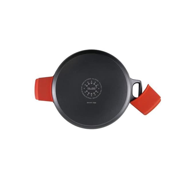 IBILI 462120 Gryta med lock Exc.Titanio 40 Aluminium, Svart, 20 cm