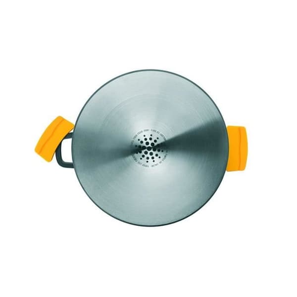 IBILI Evolution kastrull i gjuten aluminium, glaslock och silikonhandtag, 28 cm, Non-stick, Induktionskompatibel