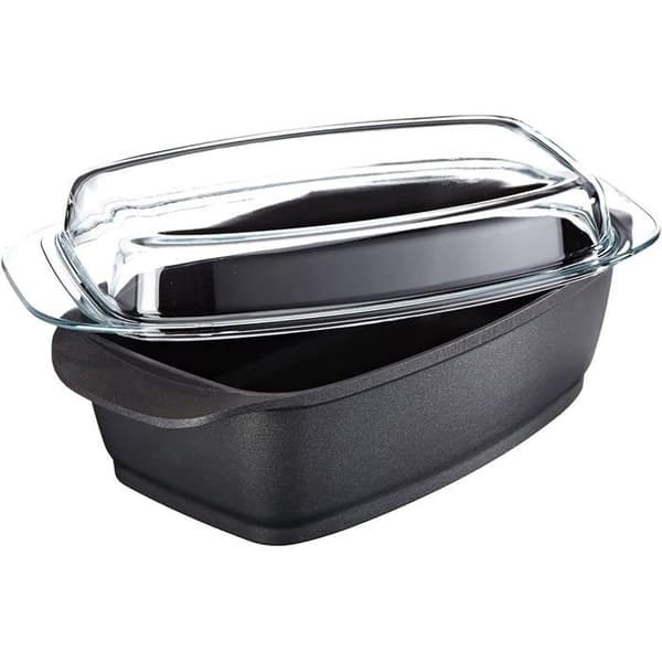 Berndes - Enduro - Multifunktion holländsk ugn med glaslock 33 x 21 cm, 5,2 liter, pressgjuten aluminium