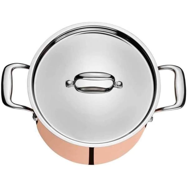 Okänd Spring 0715540620 culi Nox Marmite med Lock, andra, Silver, 15,4 x 25,2 x 33,2 cm