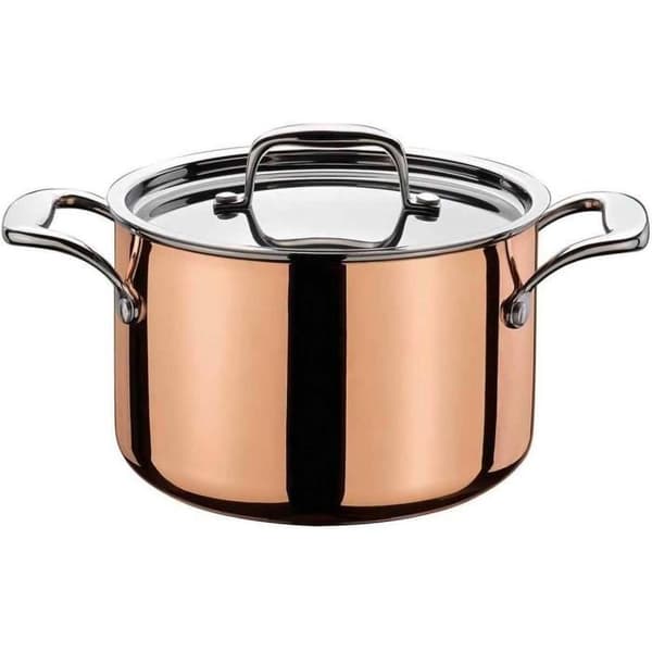 Okänd Spring 0715540620 culi Nox Marmite med Lock, andra, Silver, 15,4 x 25,2 x 33,2 cm