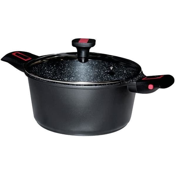 Faitout - BAUMALU - Granit Pro - D: 28 cm - Svart - Non-stick utan PFOA