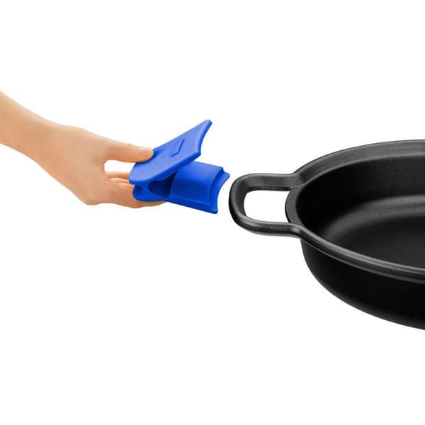 MONIX Solid+ | Låg Gryta 28 cm, Aluminiumgjutning med Non-stick Innovationer utan PFOA, Kompatibel med Alla Värmekällor