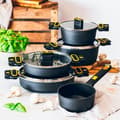 Miniatyrbild 4 av 6: BRA Daily Pro | Gryta i gjuten aluminium, PFOA-fri non-stick beläggning, passar alla spisar inklusive induktion, 20 cm