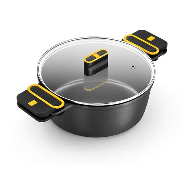 BRA Daily Pro | Gryta i gjuten aluminium, PFOA-fri non-stick beläggning, passar alla spisar inklusive induktion, 20 cm