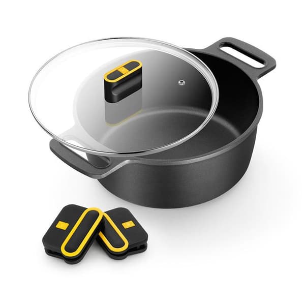 BRA Daily Pro | Gryta i gjuten aluminium, PFOA-fri non-stick beläggning, passar alla spisar inklusive induktion, 20 cm