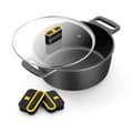 Miniatyrbild 6 av 6: BRA Daily Pro | Gryta i gjuten aluminium, PFOA-fri non-stick beläggning, passar alla spisar inklusive induktion, 20 cm