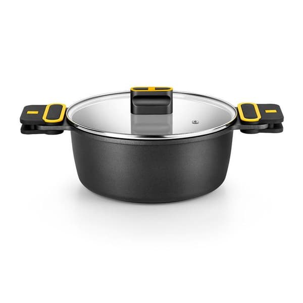 BRA Daily Pro | Gryta i gjuten aluminium, PFOA-fri non-stick beläggning, passar alla spisar inklusive induktion, 20 cm