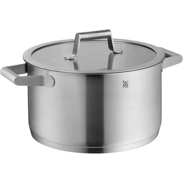 WMF Comfort Line Gryta hög 24 cm med glaslock 5,7 l