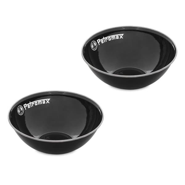 Faitout - Petromax-gryta - PX-BOWL-1-S - Emaljerade skålar 10 L 2 st NOIR